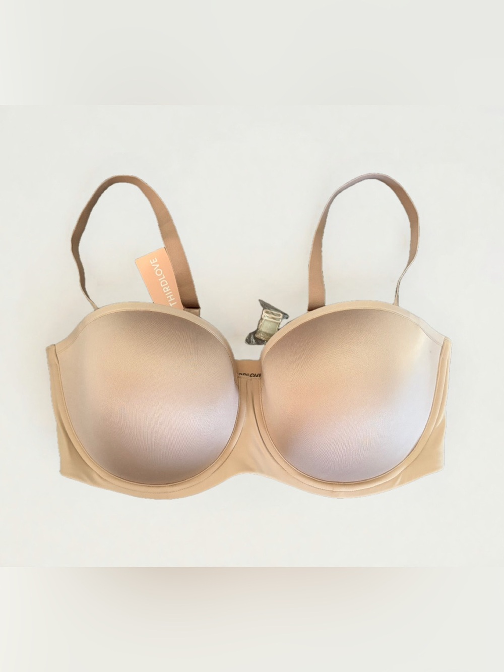 ThirdLove Nude Strapless Convertible T-Shirt Bra